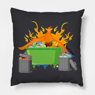 Dumpster Phoenix Pillow