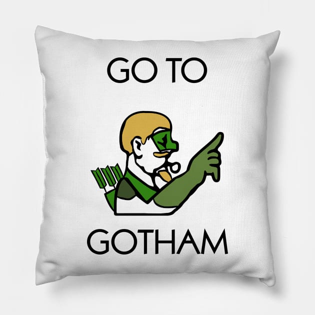 Go to Gotham Pillow by Jawes