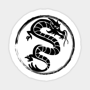 Simple Chinese Dragon Magnet