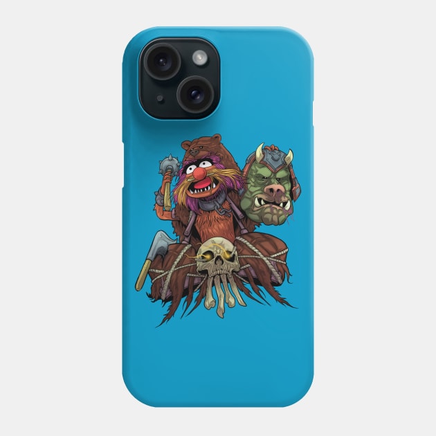 Animal The Bardbarian - (No Extras) Phone Case by JohnLattaArt