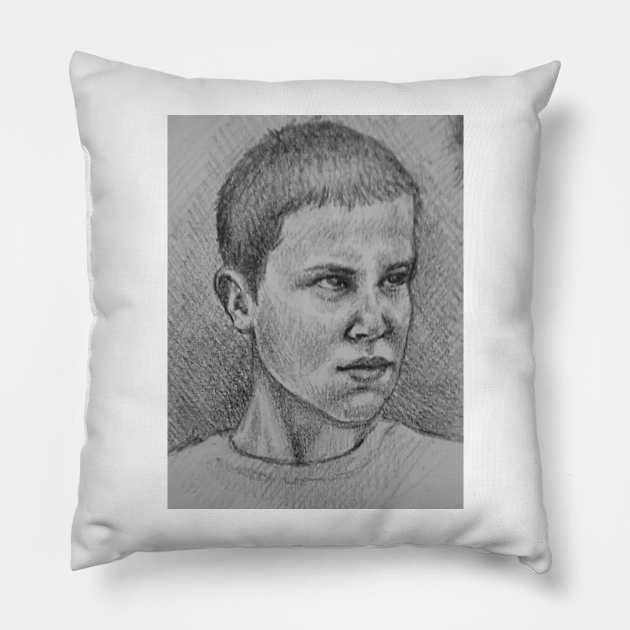 Stranger Things: Eleven Pillow by SarahJane