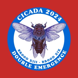 Cicada 2024 - double emergence brood xiii T-Shirt