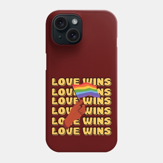 Love Wins Phone Case by François Belchior