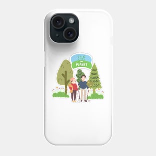 Save the planet Phone Case