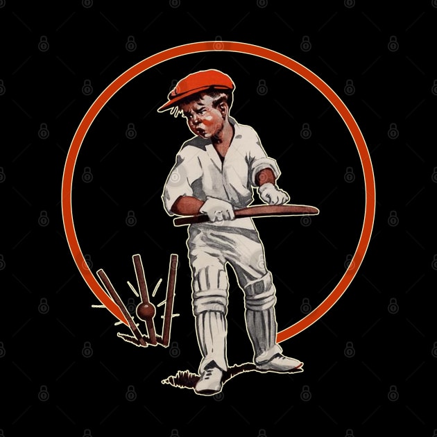 Cricket Batsman Misses the Ball Cricket Lovers Cricket Player by Souvenir T-Shirts