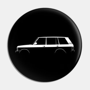 Range Rover LWB (1992) Silhouette Pin