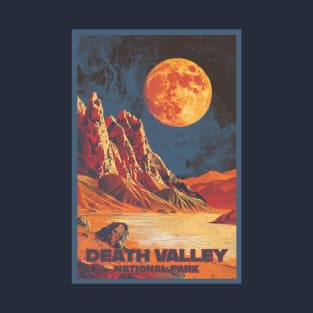 Death Valley National Park Vintage Travel  Poster T-Shirt