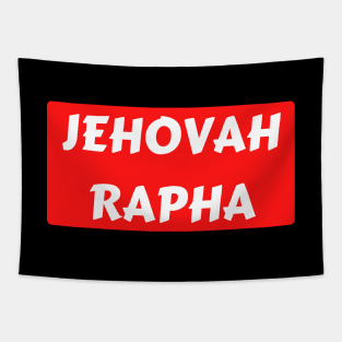 Jehovah Rapha | Christian Typography Tapestry