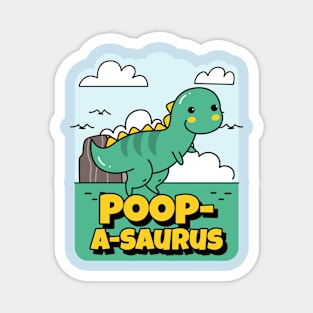 Poop-A-Saurus - Dinosaur Magnet