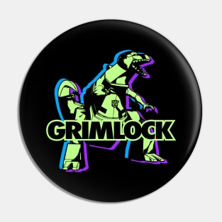 GRIMLOCK : Transformers GEN 1 - tri color Pin