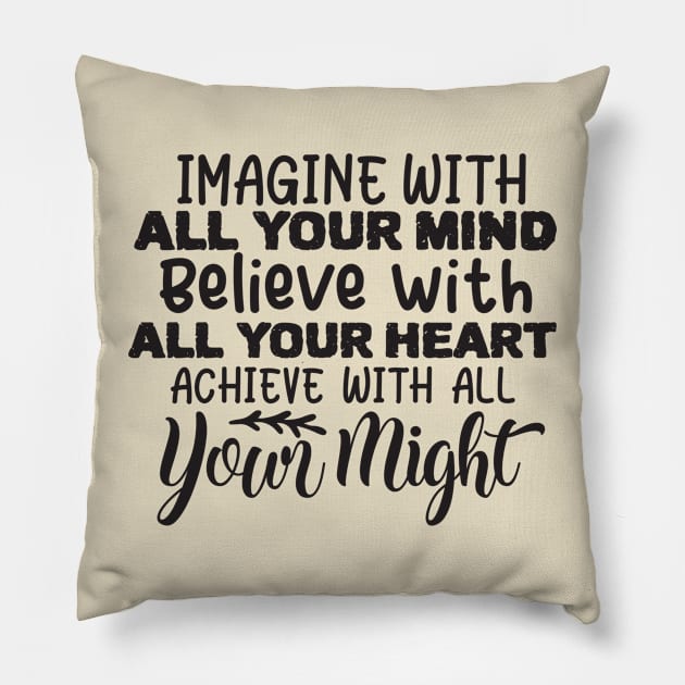 quote, quote to life by, inspiration, lettering, motivate Pillow by Kingostore