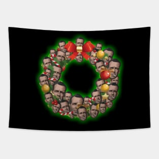 John McClane Die Hard Multiface Christmas Wreath Tapestry