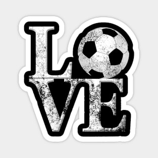 Womens Soccer LOVE Football Magnet