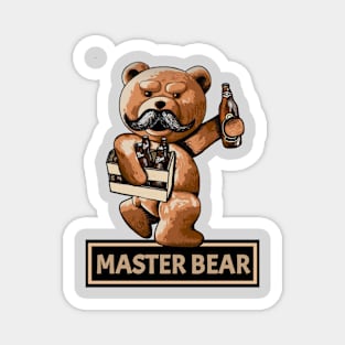 Drink seller bear Magnet