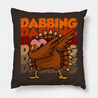 Dabbing Turkey Shirt Thanksgiving Dabbing Dabbing Y'all Tshirt Pillow
