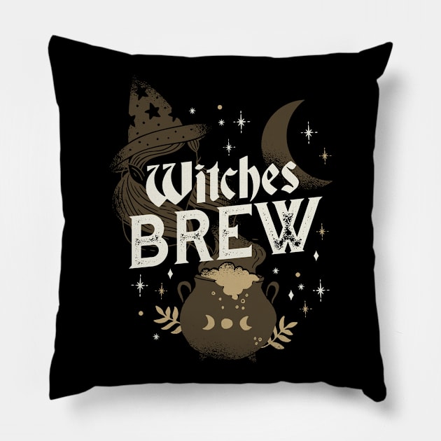 Witches Brew Pillow by Safdesignx