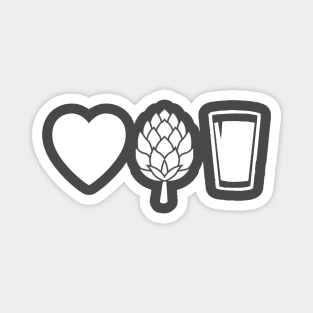 Love Hops & Beer Magnet