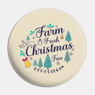 Farm Fresh Christmas Tree Pin