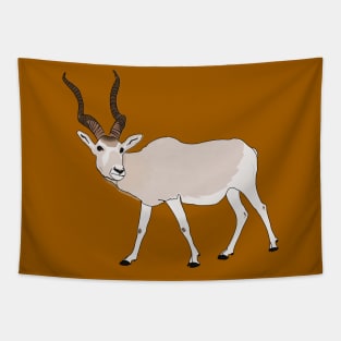 Addax endangered antelope Tapestry