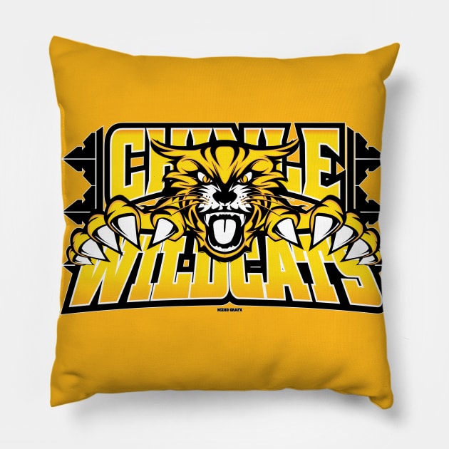 Chinle Wildcats Pillow by Shawn 