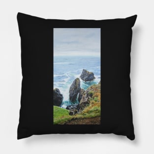 Cornish Coastline Pillow