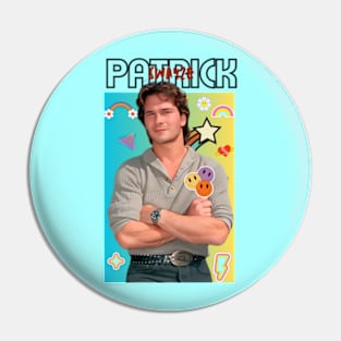 patrick swayze 90s style retro vintage 80s gifts Pin