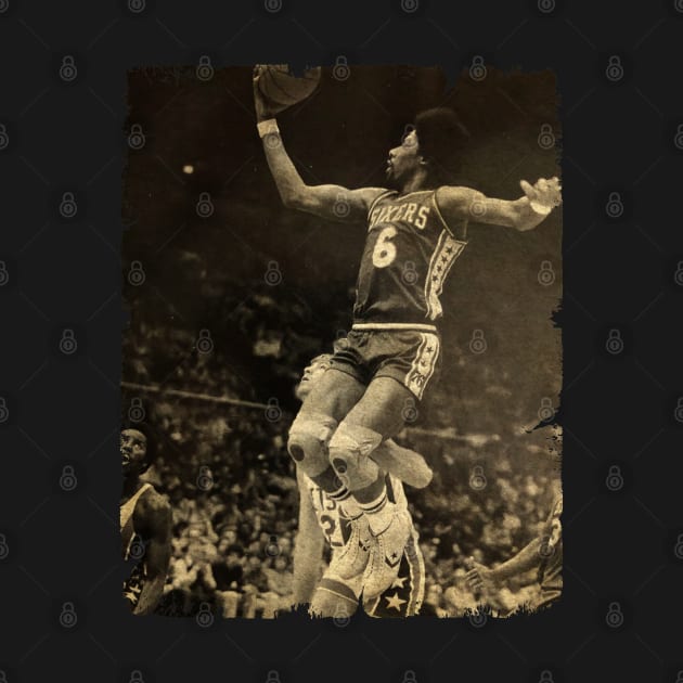 Pic Of The Dr. J IN 1977 by Wendyshopart