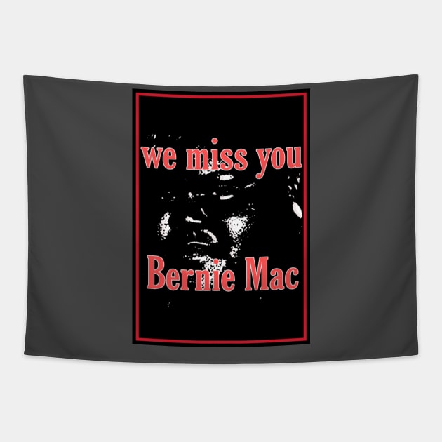 Bernie Mac RIP Tapestry by HeavyPetting