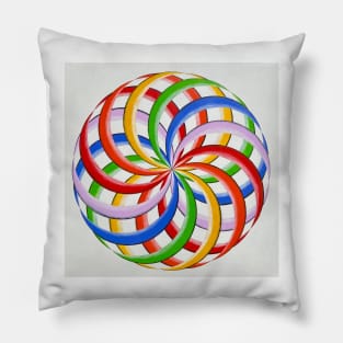 RAINBOW TORUS YANTRA Pillow