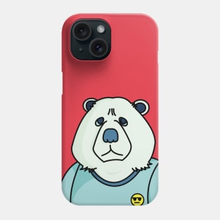 Big bear don't smile Phone Case