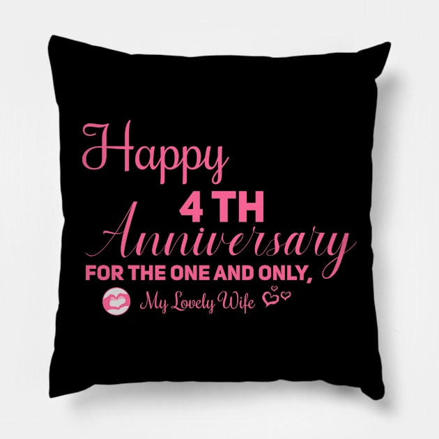 Happy 4th anniversary for the one and only, My lovely wife Pillow by Aloenalone