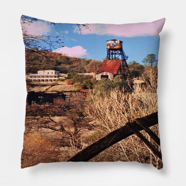 KENNEDY WHEEL Pillow by JOHN COVERT ILLUSTRATIONS