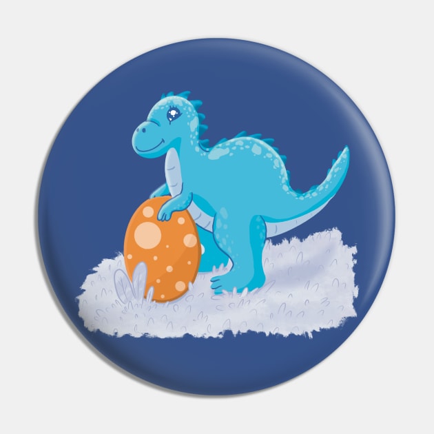 Easter dino egg Pin by Xatutik-Art