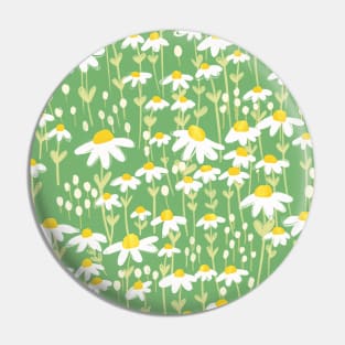 Chamomile Garden Pin