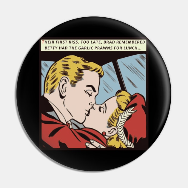 Comic Book Romance - Betty & Brad No 2 Pin by TimeTravellers