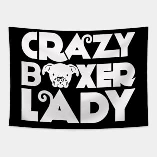 Crazy Boxer Lady Tapestry