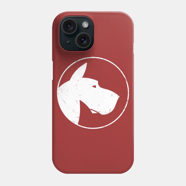 Great Dane stylized design for dog lovers Phone Case by croquis design