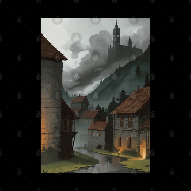 Barovia Imagery - Village in Barovia by CursedContent