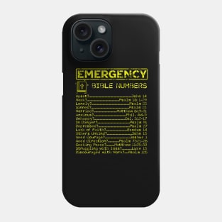 bible emergency hotline numbers, Phone Case