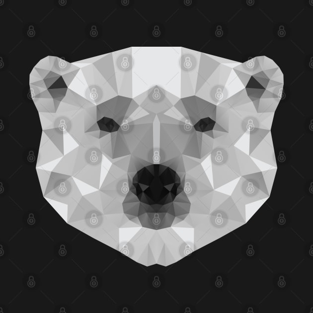 Polar Bear Low Poly by MplusC