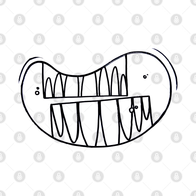 Hand-drawn mouth design by MsTake