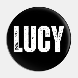 Lucy Name Gift Birthday Holiday Anniversary Pin
