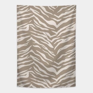 Boho Tiger Pattern Earthy Elegant Tapestry