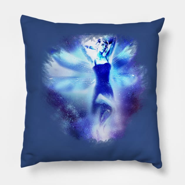 Fairy Woman Pillow by Spearhafoc