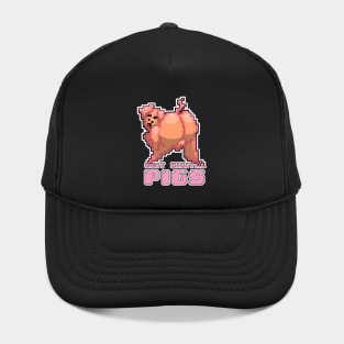 8 bit digital pigs Hat
