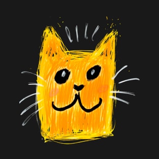 Crayon Kitten #5 T-Shirt