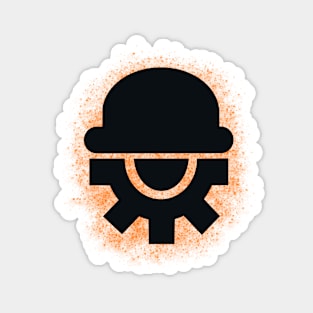 Clockwork Orange Splatter Magnet