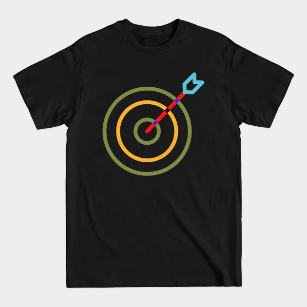 RED BLUE TARGET DESIGN - Red Blue Target - T-Shirt