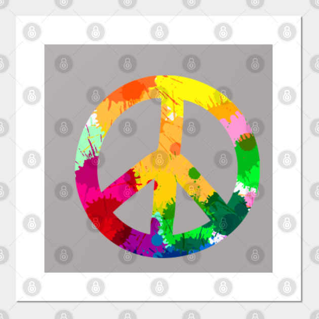 Abstract Peace Sign Design Peace Sign Posters And Art Prints