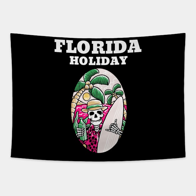 Florida Beaches Tapestry by Screamingcat